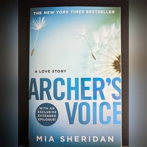 "archers voice" by Mia Sheridan, paperback